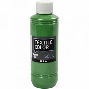 Textile Solid, brilliant grøn, dækkende, 250 ml